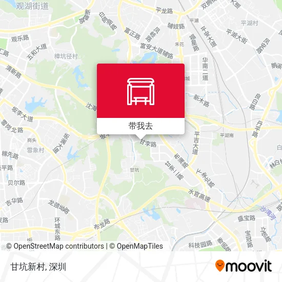 甘坑新村地图
