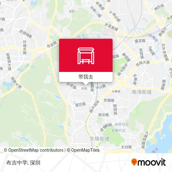 布吉中学地图