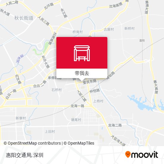 惠阳交通局地图