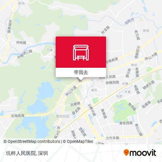 坑梓人民医院地图