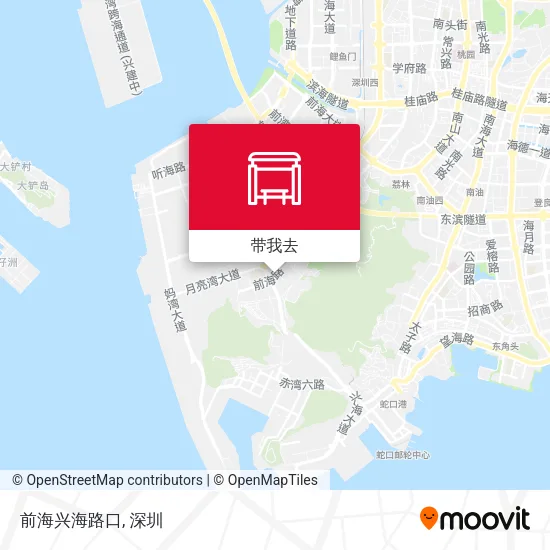 前海兴海路口地图