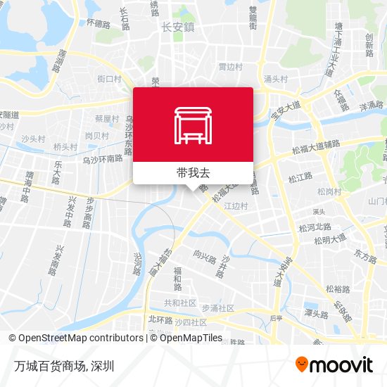 万城百货商场地图