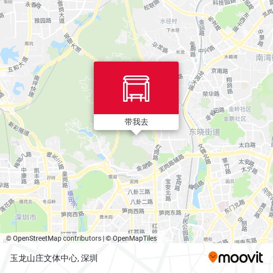 玉龙山庄文体中心地图