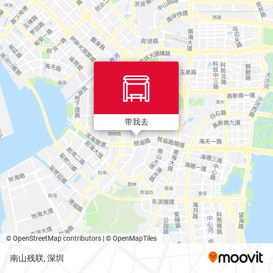 南山残联地图