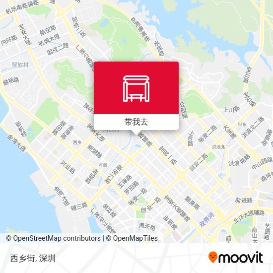 西乡街地图