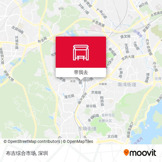 布吉综合市场地图
