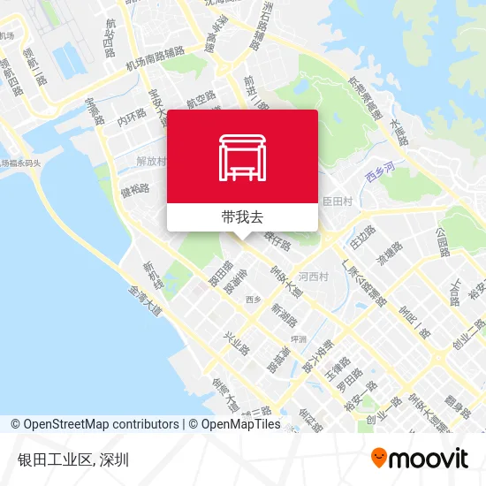 银田工业区地图