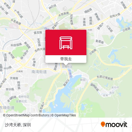沙湾天桥地图