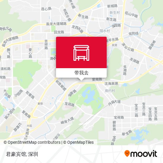 君豪宾馆地图