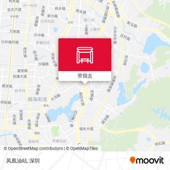 凤凰油站地图