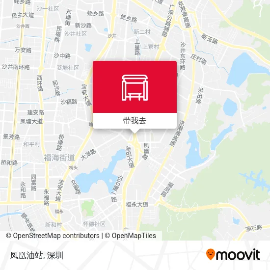 凤凰油站地图