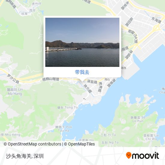 沙头角海关地图