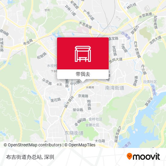 布吉街道办总站地图