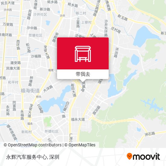 永辉汽车服务中心地图