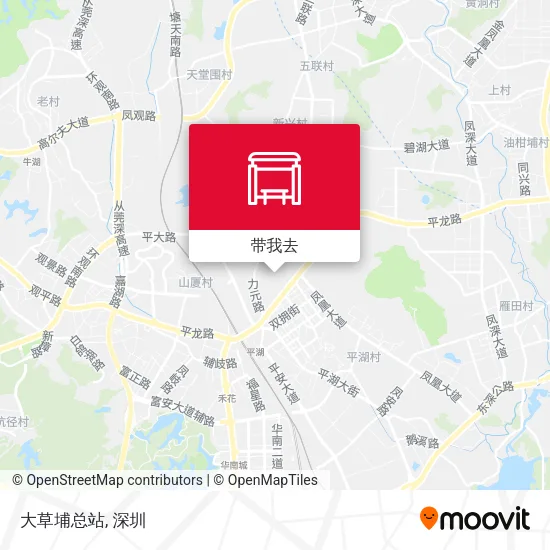 大草埔总站地图