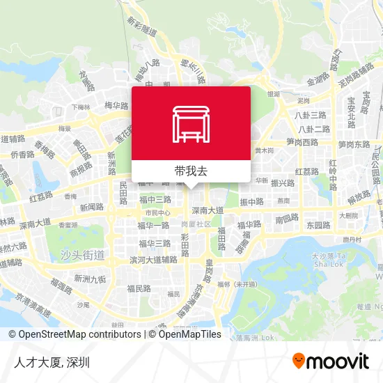 人才大厦地图