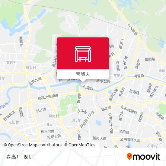 喜高厂地图