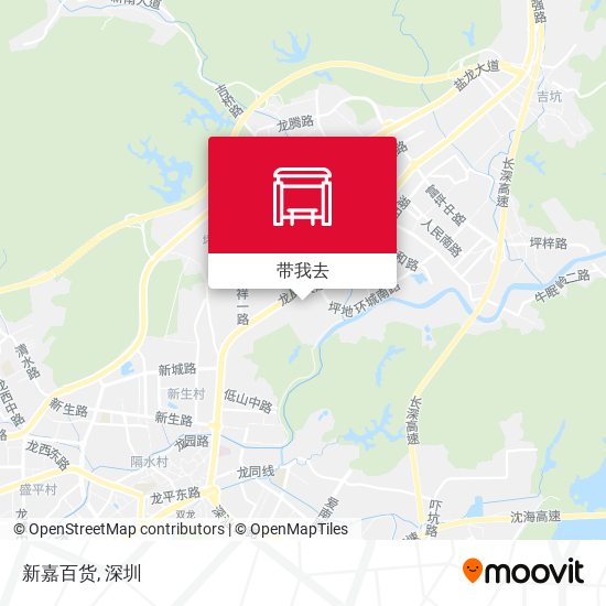 新嘉百货地图