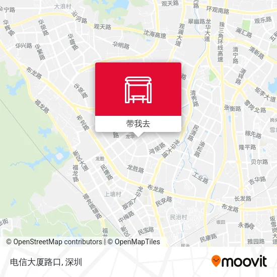 电信大厦路口地图