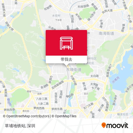 草埔地铁站地图