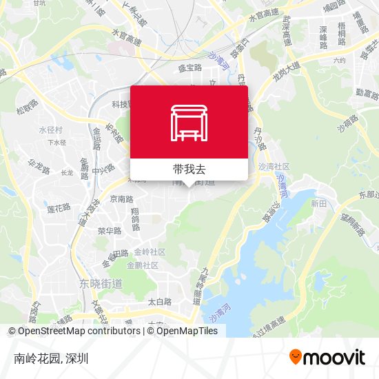 南岭花园地图