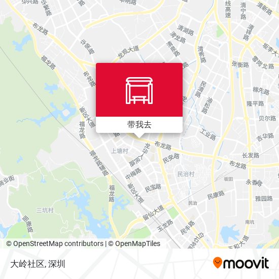 大岭社区地图