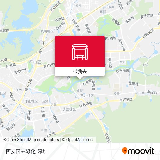 西安国林绿化地图