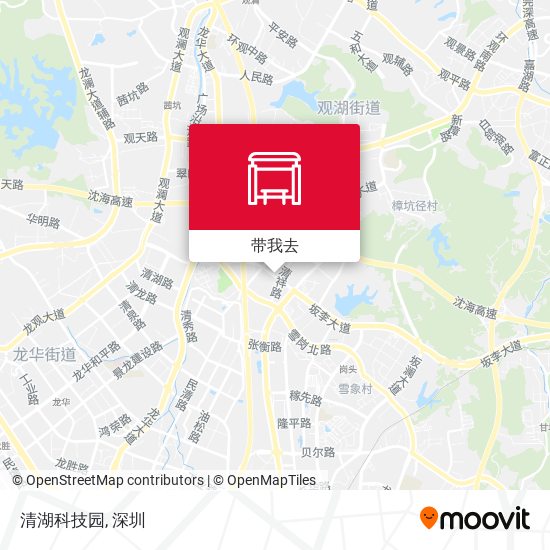 清湖科技园地图