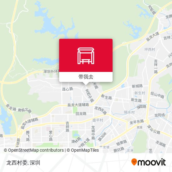 龙西村委地图