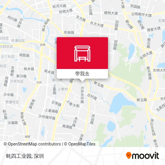 蚝四工业园地图