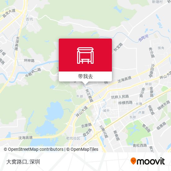 大窝路口地图