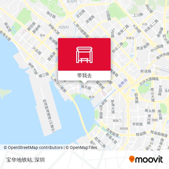 宝华地铁站地图