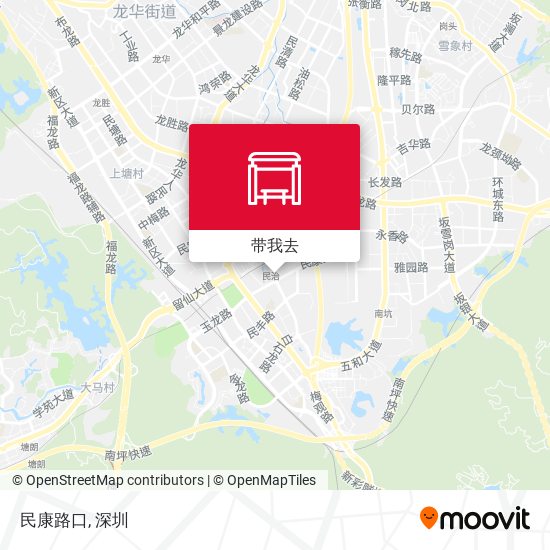 民康路口地图