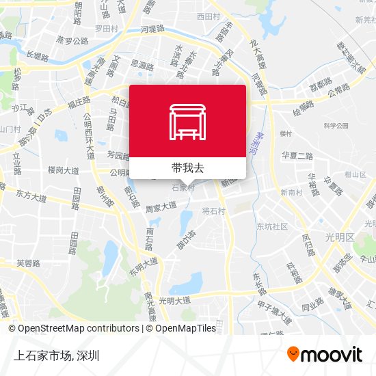 上石家市场地图