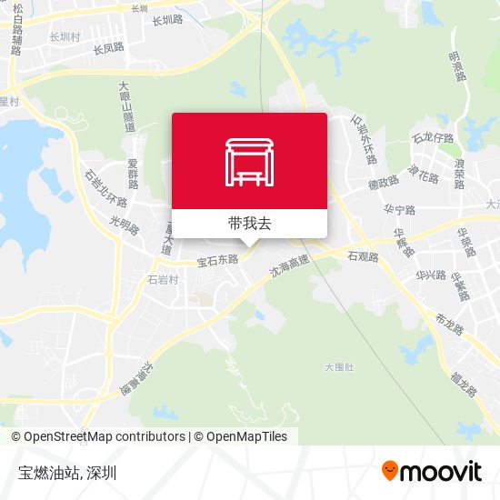 宝燃油站地图