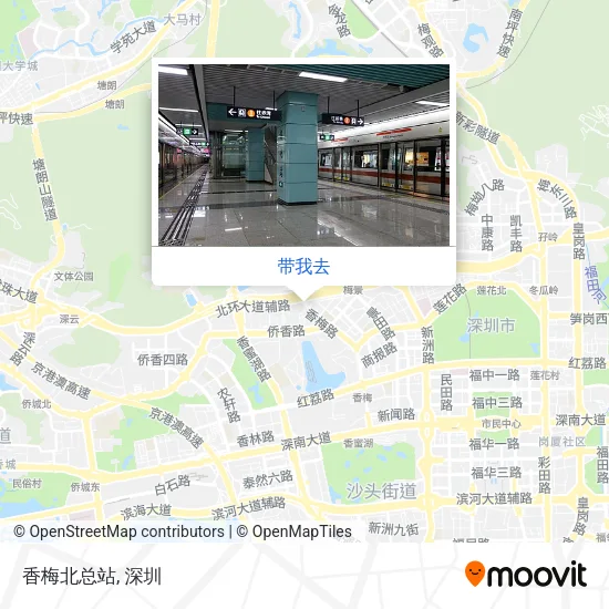 香梅北总站地图