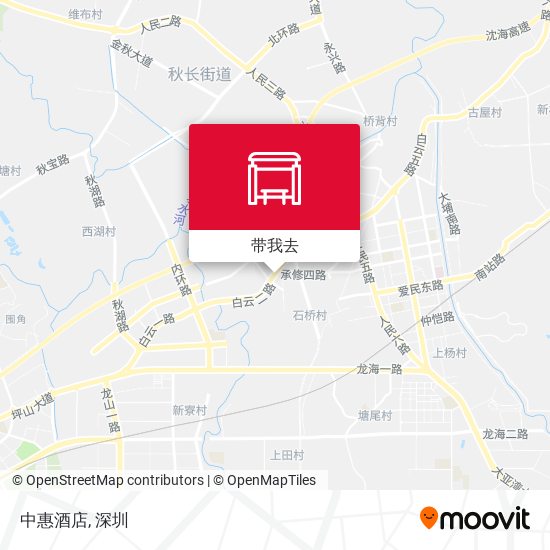 中惠酒店地图