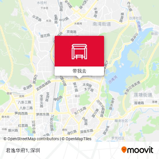 君逸华府1地图