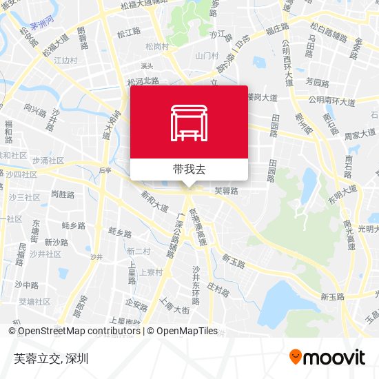 芙蓉立交地图