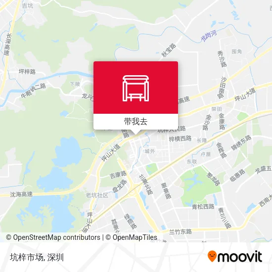 坑梓市场地图
