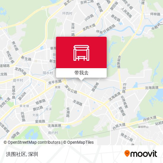 洪围社区地图