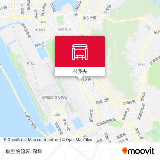 航空物流园地图