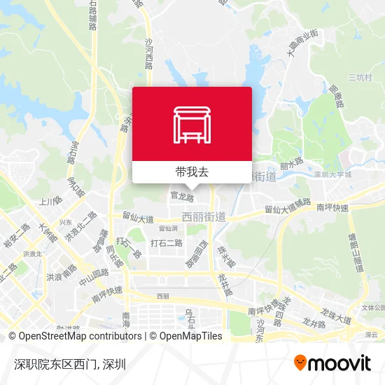 深职院东区西门地图