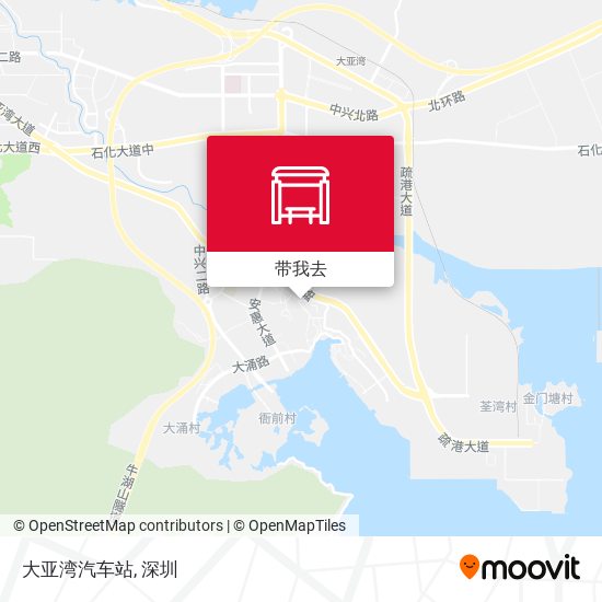 大亚湾汽车站地图