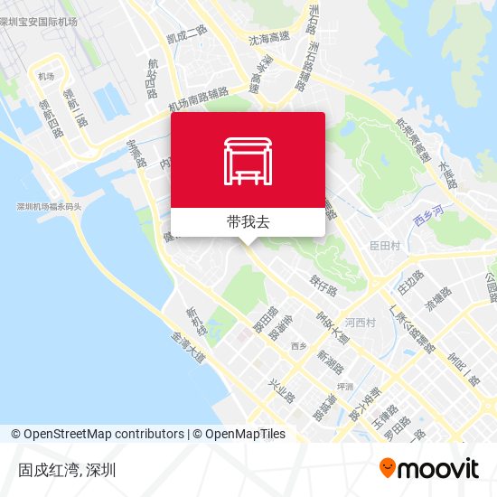 固戍红湾地图