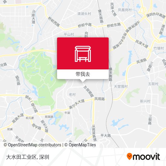 大水田工业区地图