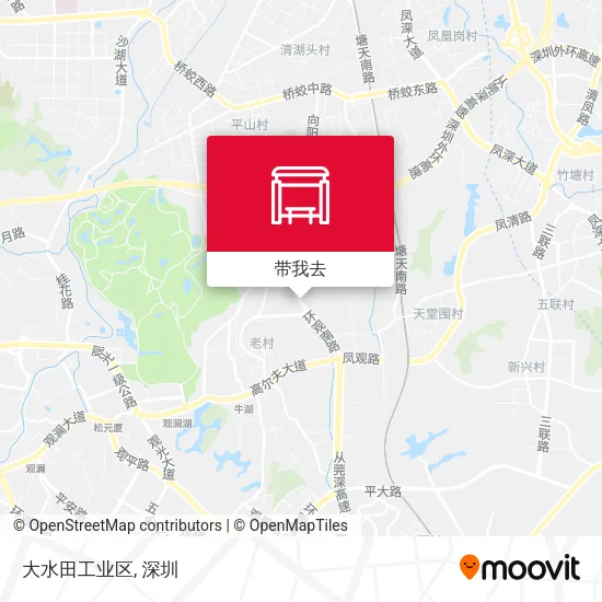 大水田工业区地图