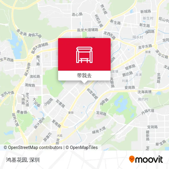 鸿基花园地图