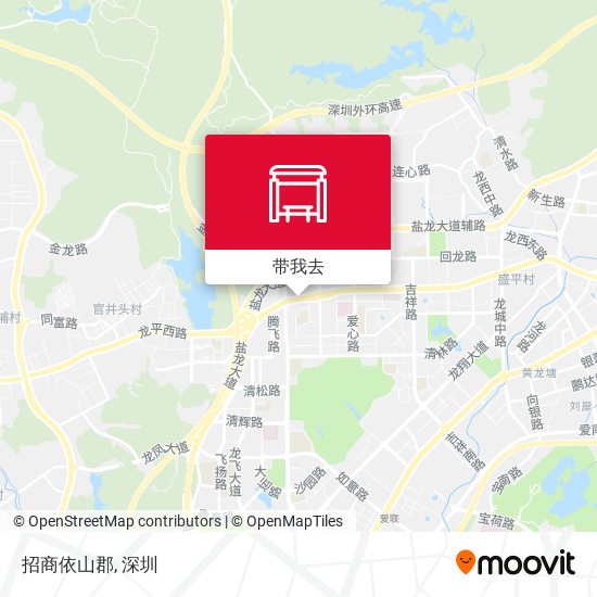 招商依山郡地图