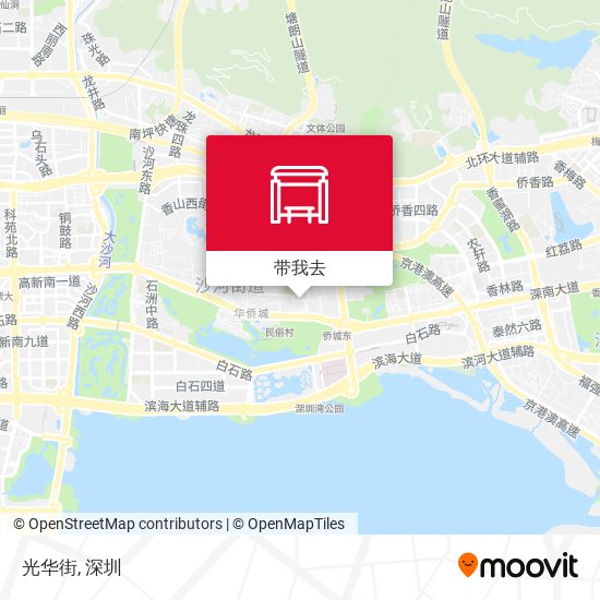 光华街地图